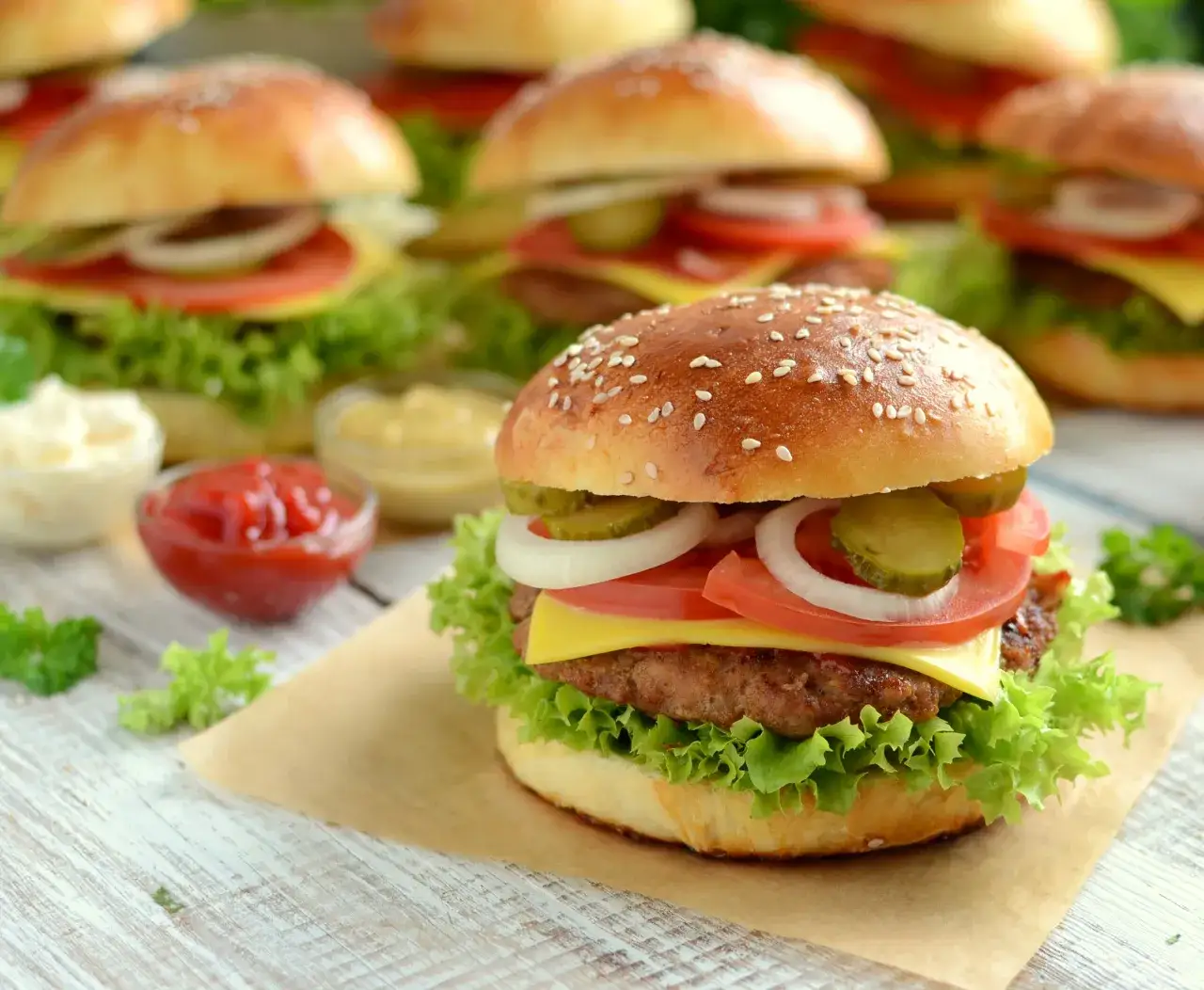 Zdjęcie Ile piec hamburgery w piekarniku? Prosty sposób na soczyste i smaczne burgery